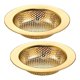 thumbnail image 1 of Filtro colector de cabello para desagüe de ducha, accesorios de cocina, tapón de fregadero de malla fina, colador de fregadero de cocina para piso oro, 1 of 9