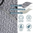 thumbnail image 6 of King Quilt Set Gray - Soft Lightweight Summer Quilts, All Season Bedspread (1 Quilt, 2 Shams), 6 of 9