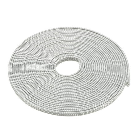 Liquid Tight Wire - 3mm Dia Tight Braided PET Expandable Sleeving Cable Wire Wrap Sheath Gray 5M