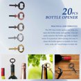 thumbnail image 3 of Kit De Abridor De Botellas De Metal, 20 Piezas, Herrajes Par, 3 of 3