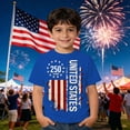 thumbnail image 2 of FINALGANG Boys American Flag T-Shirt 4th Of July Shirt 250th Anniversary Usa Shirts Kids Independence Day Tee Shirts Patriotic Printed Fashion T Shirts 12-13 Years, 2 of 4