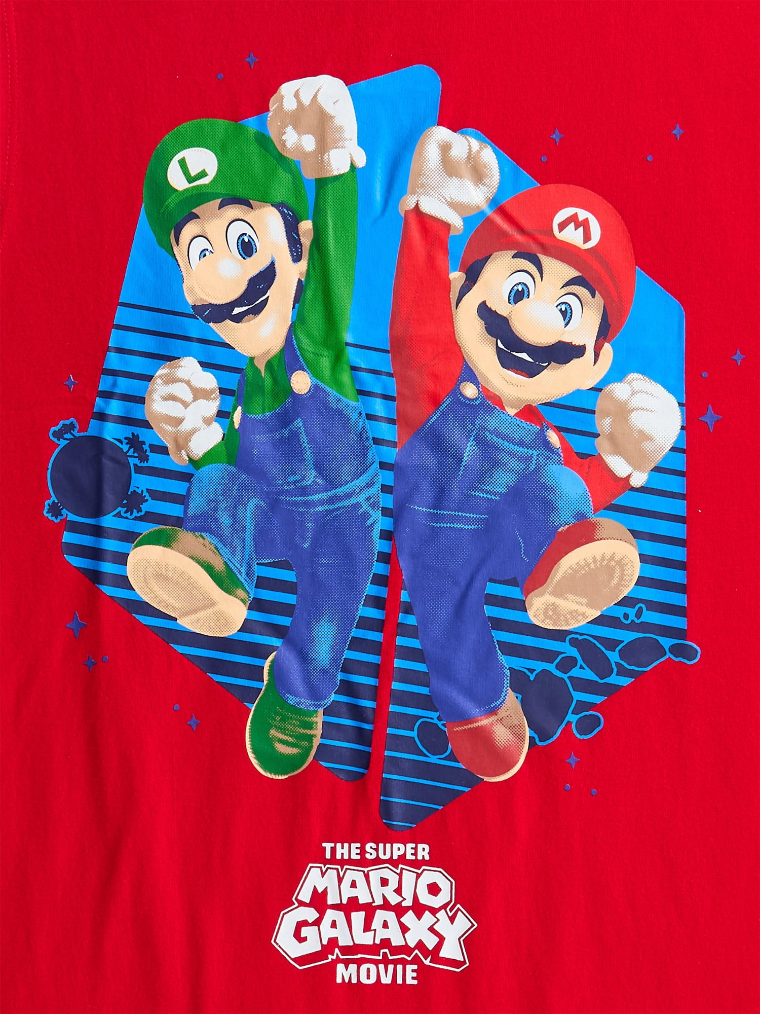 Super Mario Galaxy Boys Graphic Muscle Tank Top, Sizes 4-18