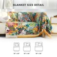 thumbnail image 3 of Manta MSGKV Boho Reversible Florals, 100% algodón, 150 x 200 cm, 3 of 8