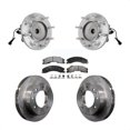 thumbnail image 1 of Transit Auto Front Hub Bearing Assembly Disc Brake Rotors and Semi-Metallic Pads Kit for Car 2011-2019 GMC Sierra 3500 HD Chevrolet Silverado with Dual Rear Wheels RWD KBB-132223, 1 of 11