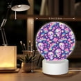thumbnail image 6 of Salouo Skull rainbow mushroom colorful for Round Acrylic Night Light - Acrylic Sheets with LED Light Lamp Base - Decorative Night Lamp for Restaurant Bar Cafe Shop Room Decoration, 6 of 9