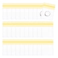 thumbnail image 1 of Uxcell 30 Pcs Bolsas de Almacenamiento de Joyería de Plástico Transparente con Cremallera, Amarillo (2 x 2.75 Pulgadas), 1 of 6