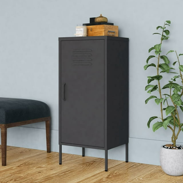 vidaXL Armoire de Rangement Anthracite 42,5x35x101,5 cm Acier