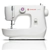 Singer Portable Sewing Machine with LED Lighting and Accessories, White