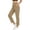 .Khaki, variant on Women's Casual Cropped Pants Dress Soft High Rise Trousers Lightweight Spring Summer Pant with Side Pockets White,S