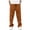 Z214-Orange, variant on XINPING Men Pants Slim Fit Lounge Pants Men Elastic Waist Active Athletic Workout Pants with Pockets