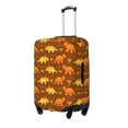 thumbnail image 2 of Easygdp Dinosaurs And Leaves Double-Sided Printed Elastic Suitcase Protective Cover,Invisible Zipper, Business Trip Luggage Cases,Washable And Resistant To Falling -Small, 2 of 9