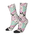 thumbnail image 1 of Balery West Cowgirl Disco Calcetas Largas con Estampado para Hombre y Mujer – Suaves y Transpirables, Talla Única (US 5-11), 1 of 6