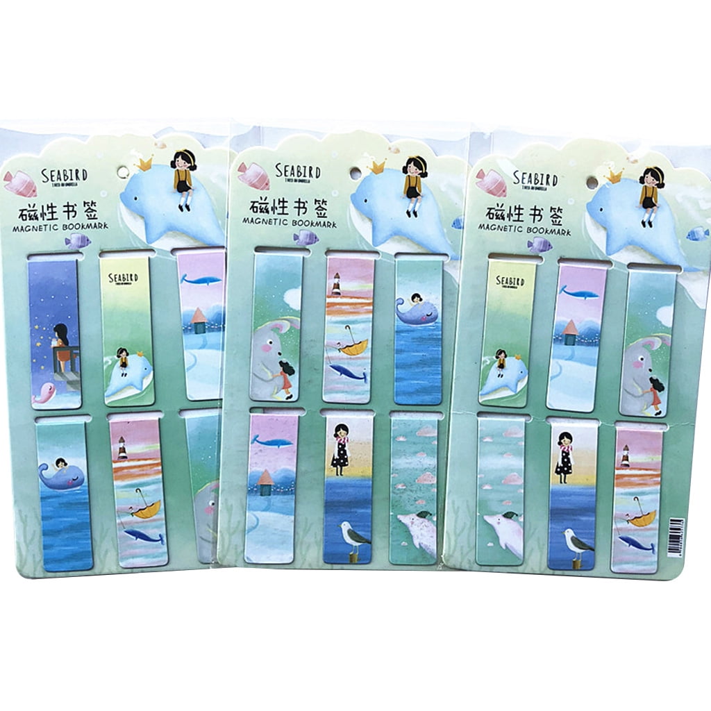 HGYCPP 6x Book Markers Creative Teacher's Gift Kid Student