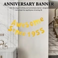 thumbnail image 4 of unbranded 1Jgo Cumpleaños Desde 1995 Banner Fácil De Instalar Para Fiesta, 4 of 8