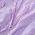 thumbnail image 6 of Childs Padded Jacket Dqueduo Boys And Girls Summer Casual Fashion Hooded Zip Up Sun Protection Loose Jacket With Pockets Purple 5-6 Years, 6 of 9