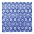 thumbnail image 4 of Bimba Blue Bandhani Tie-Dye Pure Silk Printed Head Bandanas Summer Neck Wrap Scarf 40 x 80 Inches, 4 of 6