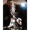 Magic Johnson Autographed Michigan State Cutting Down Net 16" x 20" Photograph