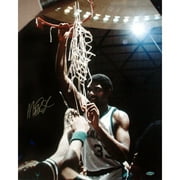 Magic Johnson Autographed Michigan State Cutting Down Net 16" x 20" Photograph