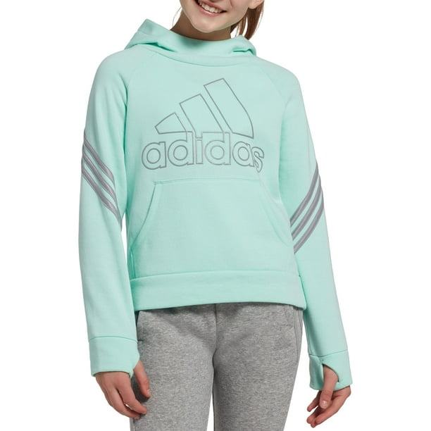 womens adidas 3 stripe hoodie