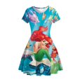 thumbnail image 1 of Disney Frozen Anna Elsa 3D princesa vestido para niña fiesta niños Cosplay hermosa flor verde cumpleaños sorpresa vestidos disfraz 140 Gao Jinjia LED, 1 of 2