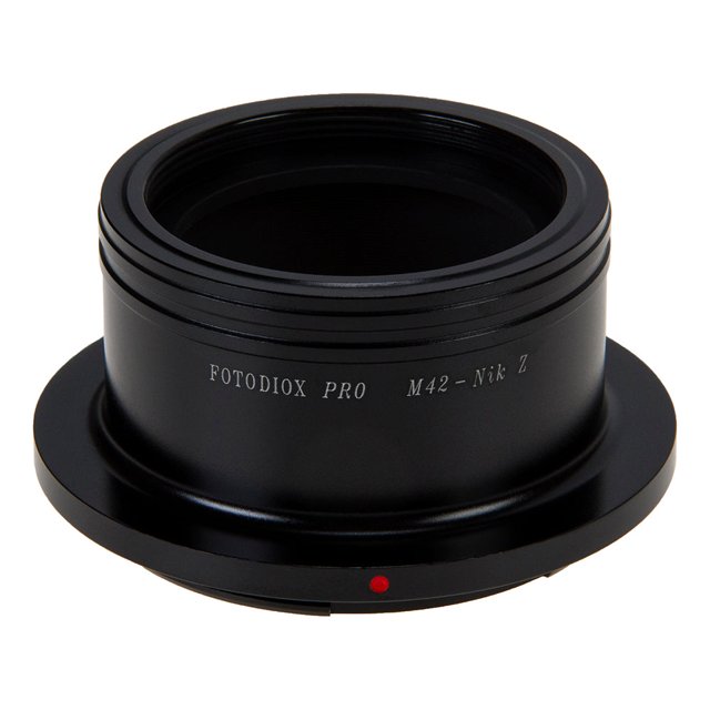 Fotodiox Pro Lens Adapter - M42 Screw Mount SLR Lenses to Nikon Z-Mount Mirrorless Camera Bodies