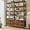 Rustic Brown, variant on Bookshelf with 8 Fabric Drawers, 7-Tier Bookcase with Baffles Display Shelves, Large Book Shelf for Living Room Home Office, Black