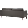 thumbnail image 2 of Modway Agile Genuine Leather Sofa in Gray, 2 of 3