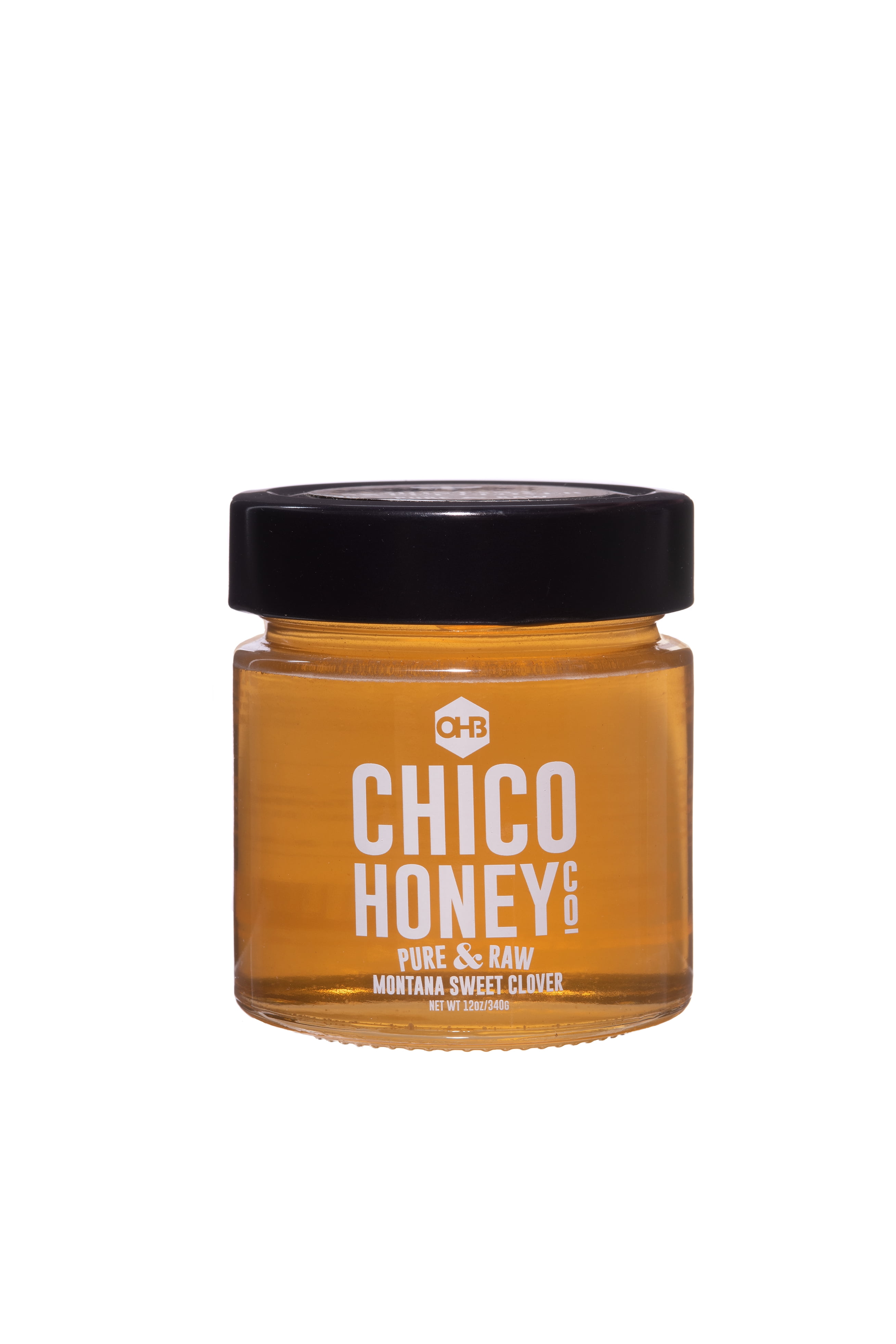OHB Chico Honey Company Montana Clover Honey 12oz Jar