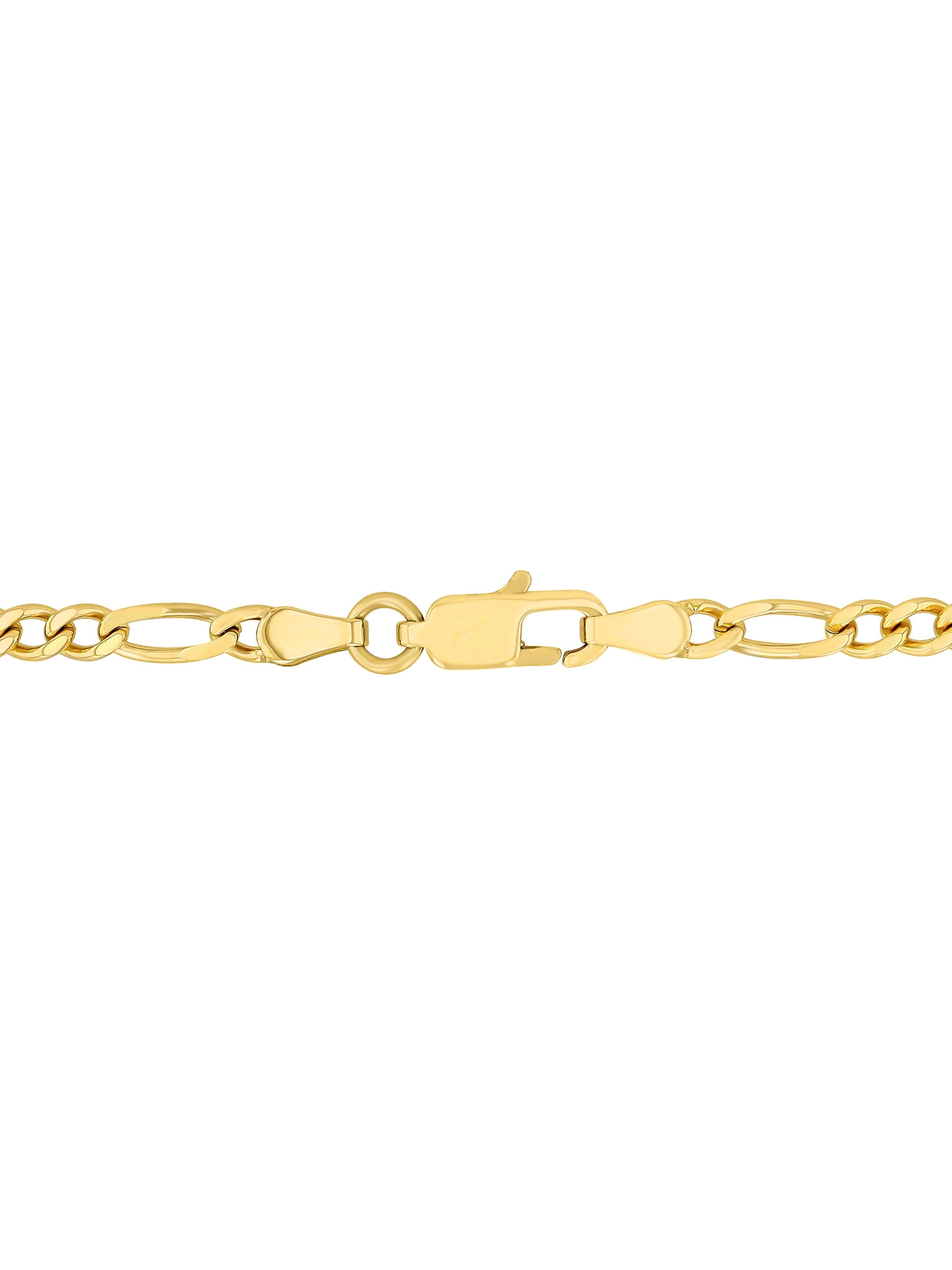 Men's Gold-Tone Stainless Steel Figaro Link 18" Chain Necklace - Brilliance Fine Jewelry