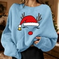 thumbnail image 6 of Men's Ugly Christmas Sweaters - Funny Christmas Sweaters for Men - Fun Holiday Pullovers,Sky Blue,M, 6 of 6