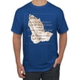 thumbnail image 1 of Wild Bobby, Praying Hands God Grant me the Serenity Courage Wisdom, Inspirational/Christian, Men's Graphic Tees, Royal, X-Large, 1 of 3