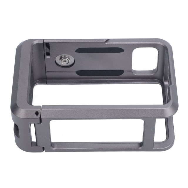 Camera Cage, Cold Shoe Mount Aluminum Alloy Protective Vlogging Camera Frame Sturdy Horizontal Vertical Shoot Anti Scratch for Action 4 3
