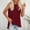 Red, variant on SNKSDGM Women's Plus Tops for Women Trendy Summer Cotton Women Camisole Tops Women's Crewneck Sleeveless Swing Tunic High Low Asymmetrical Hem Loose Flowy Tank Top S