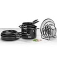 thumbnail image 2 of Conair-Cuisinart N61-11 Antiadhésif Emboîtable en Aluminium Anodisé Dur - Ensemble de 11, 2 of 2