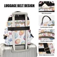thumbnail image 3 of FORMRS Mini Backpack Purse for Women Travel Daypack Casual Shoulder Bag, Pastel Easter Pattern, 3 of 7