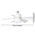 thumbnail image 3 of MKHSQHDG Clearance Elegant Ceiling Fan Light with Integrated Led Pendant and Reversible for Modern Living Spaces, 3 of 8