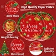 thumbnail image 5 of Christmas Party Supplies 20 Pack Disposable Paper Plates Cups Napkins Tableware Holiday Decorations Festive Dinnerware, 5 of 5