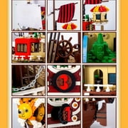 HI-REEKE Thousand Sunny Pirate Boat Building Block Set Large 1 Piece Battleship Building Kit Gift