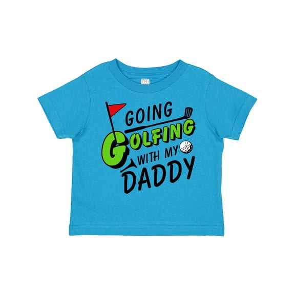 Inktastic Going Golfing with My Daddy Kids Golf Boys or Girls Toddler T-Shirt