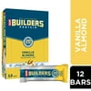CLIF Builders - Vanilla Almond Flavor - Protein Bars - Gluten-Free - Non-GMO - Low Glycemic - 20g Protein - 2.4 oz. (12 Count)