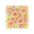 thumbnail image 3 of Panel de flores artificiales, decoraciones del Día de San Valentín para el hogar, bricolaje, regalos del Día de San Valentín, fondo para de , Rosa champán, 3 of 8