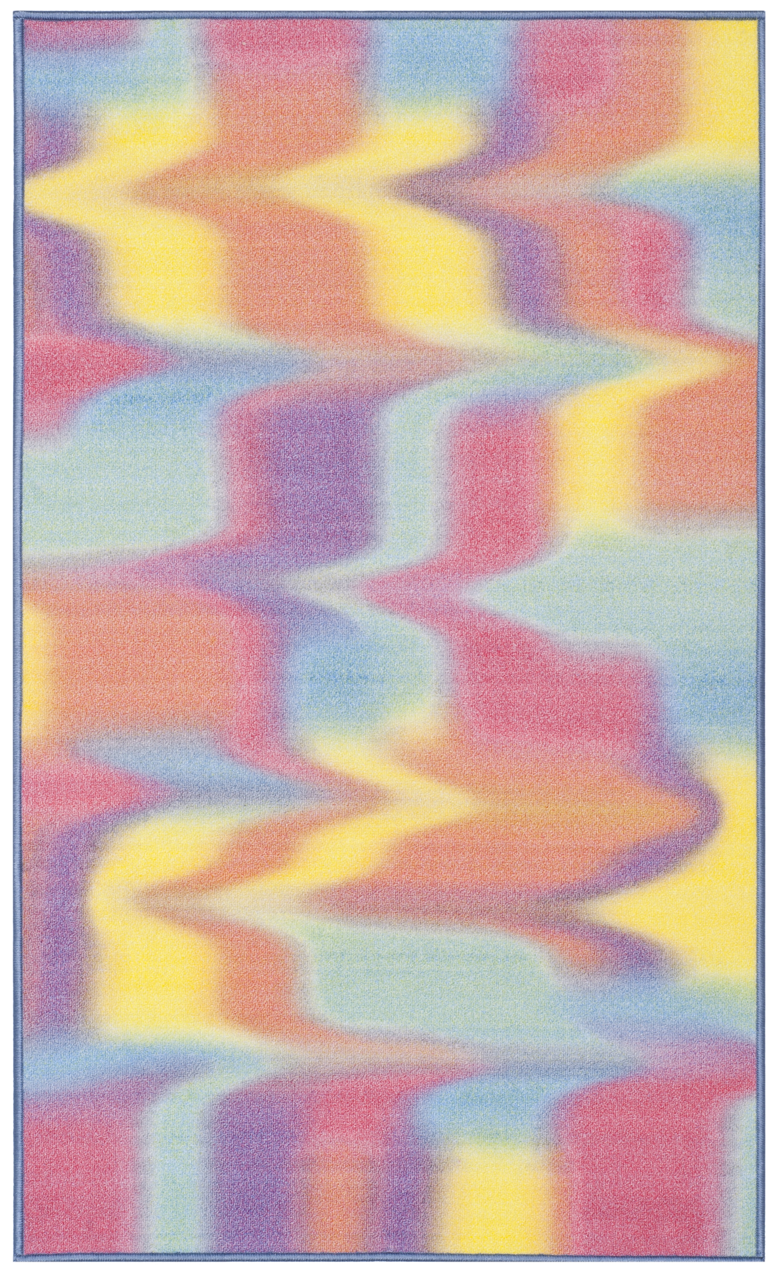 SAFAVIEH Paint Brush Evette Colorful Area Rug, Fuchsia/Yellow, 3' x 5'