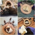 thumbnail image 6 of Guinea Pig Bed - Washable Guinea Pig Cage Accessories Small Animal Bed Hideout for Guinea Pig,Chinchilla,Hamsters,Hedgehog - Small Animal Pet Bed, 6 of 6