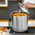 thumbnail image 3 of SOGA 3.17 gal Stainless Steel Stock Pot – Heavy Duty 18/10 Cookware for Soup & Stew, 3 of 8