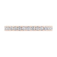 thumbnail image 6 of 10K Rose Gold Diamond Semi-Eternity Wedding Band Ring (1/3 Carat) (Ring Size 5.5), 6 of 7