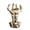 White, variant on Unique Hand Shaped Ceramic Incense Burner, Artistic Decorative Aromatherapy Holder for Home Office Decor, Black Gold Finish