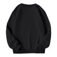 thumbnail image 5 of LUOGENLI Girls Hoodies Size 6 Girls Casual Crewneck Sweatshirts Long Sleeve Cute Pullover Oversized Lightweight Tops Hoodies for Girls 10-12 Baggy Preppy Black 6-7 Years, 5 of 8