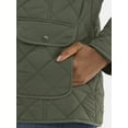 thumbnail image 4 of Time and Tru Women's Quilted Barn Coat, Midweight, Sizes XS-2X, 4 of 5