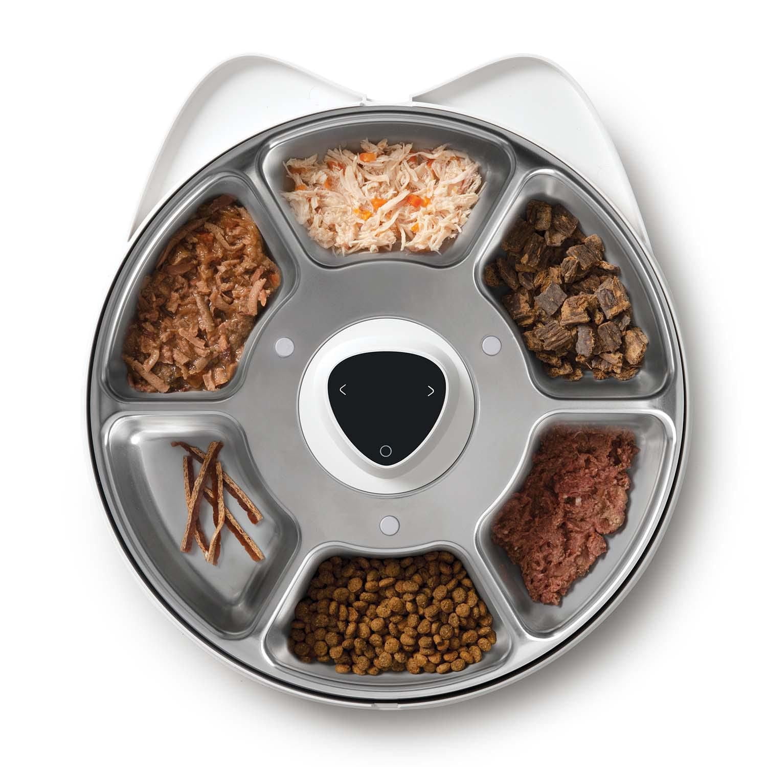 Catit PIXI Smart 6-Meal Cat Feeder with Stainless Steel Tray