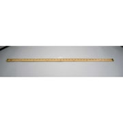 School Smart Wood Yardstick with Metal Ends, 36 Inches